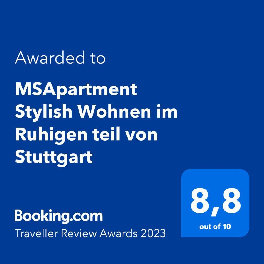 Msapartment Stylish Wohnen In Stuttgart Eksteriør billede